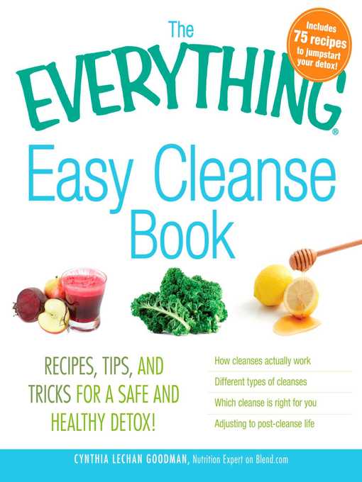 Title details for The Everything Easy Cleanse Book by Cynthia Lechan Goodman - Wait list